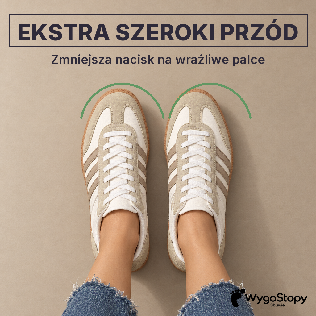 Ekstra szeroki przód — Wygostopy Rosa