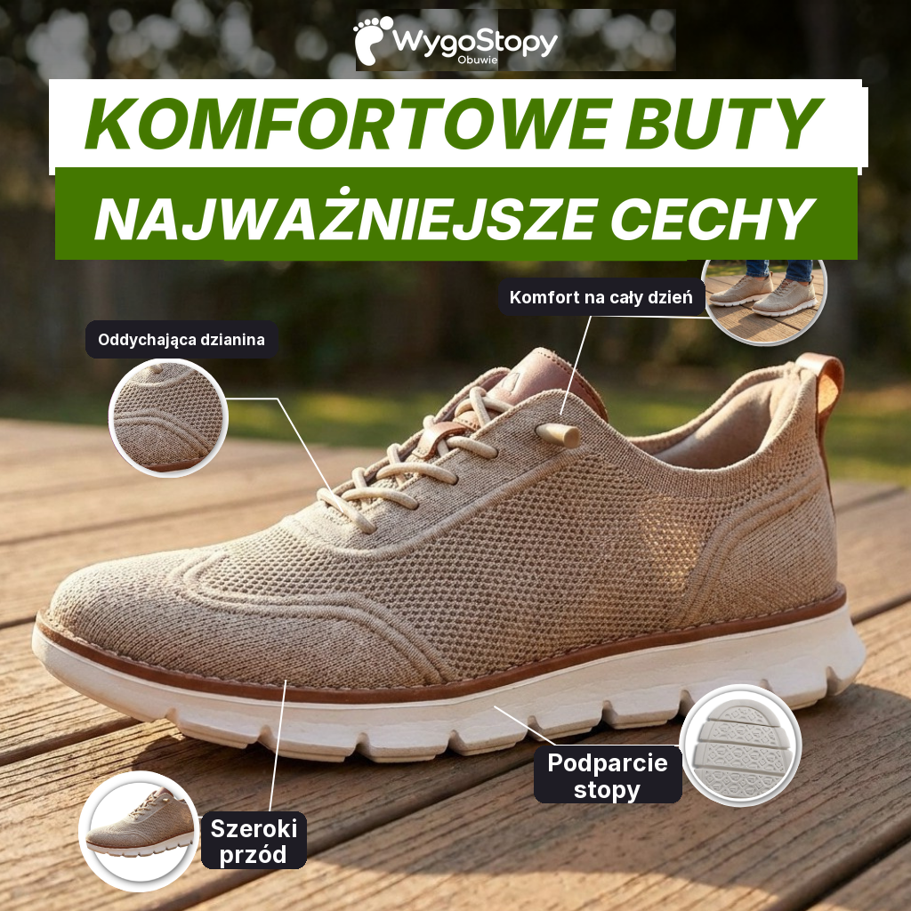 Komfortowe buty - najwazniejsze cechy
